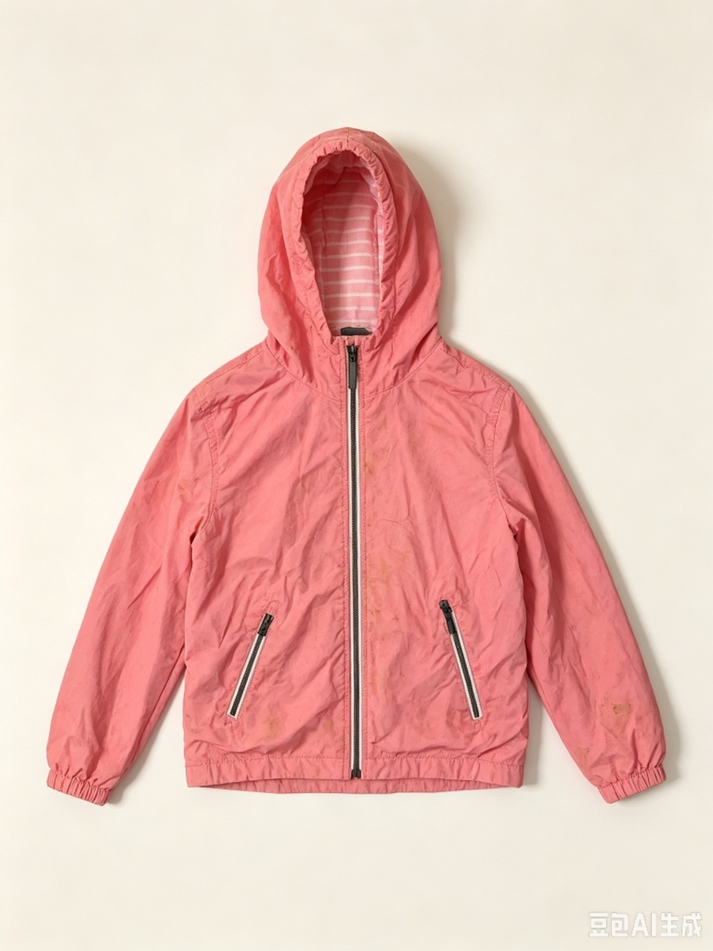 Hanna Andersson girls Pink Hooded Wind Jacket | Size 140